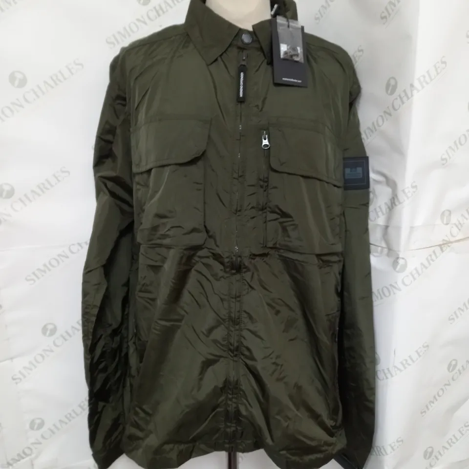 WEEKEND OFFENDER SHOEMAKER JACKET IN DARK GREEN SIZE M