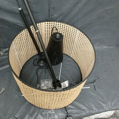 CANE FLOOR LAMP