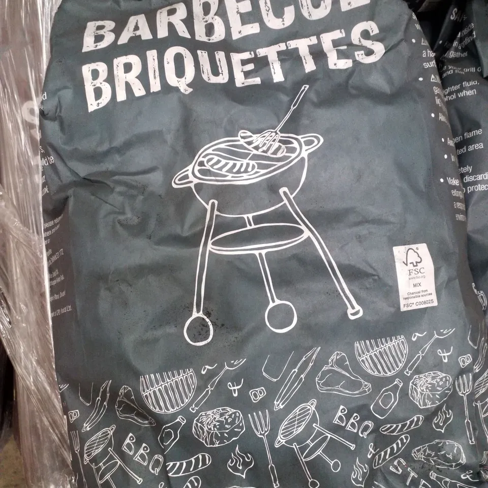 PALLET CONTAINING APPROXIMATELY 90 BAGS OF BARBECUE BRIQUETTES 