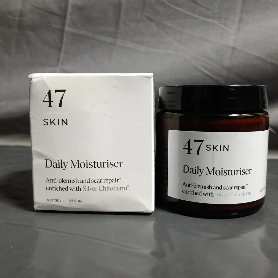 BOXED 47 SKIN DAILY MOISTURISER – 120ML