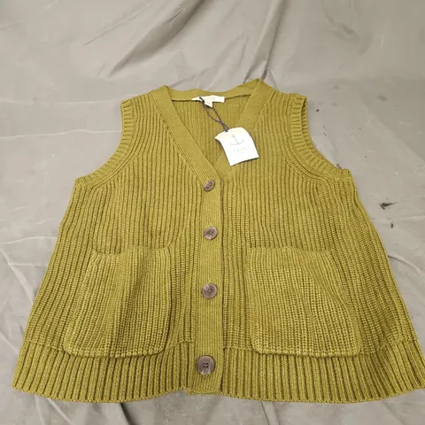 SEASALT CORNWALL SWANPOOL VEST IN CREEK SIZE 14