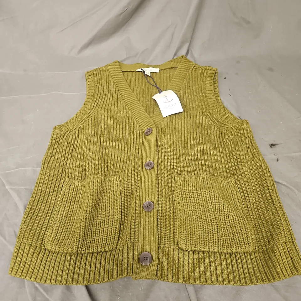 SEASALT CORNWALL SWANPOOL VEST IN CREEK SIZE 14