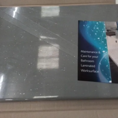LOT OF 4 BOXED WOODSTOCK POSTFORMED WORKTOPS IN FLINT QUARTZ MATT - 644X460X28MM