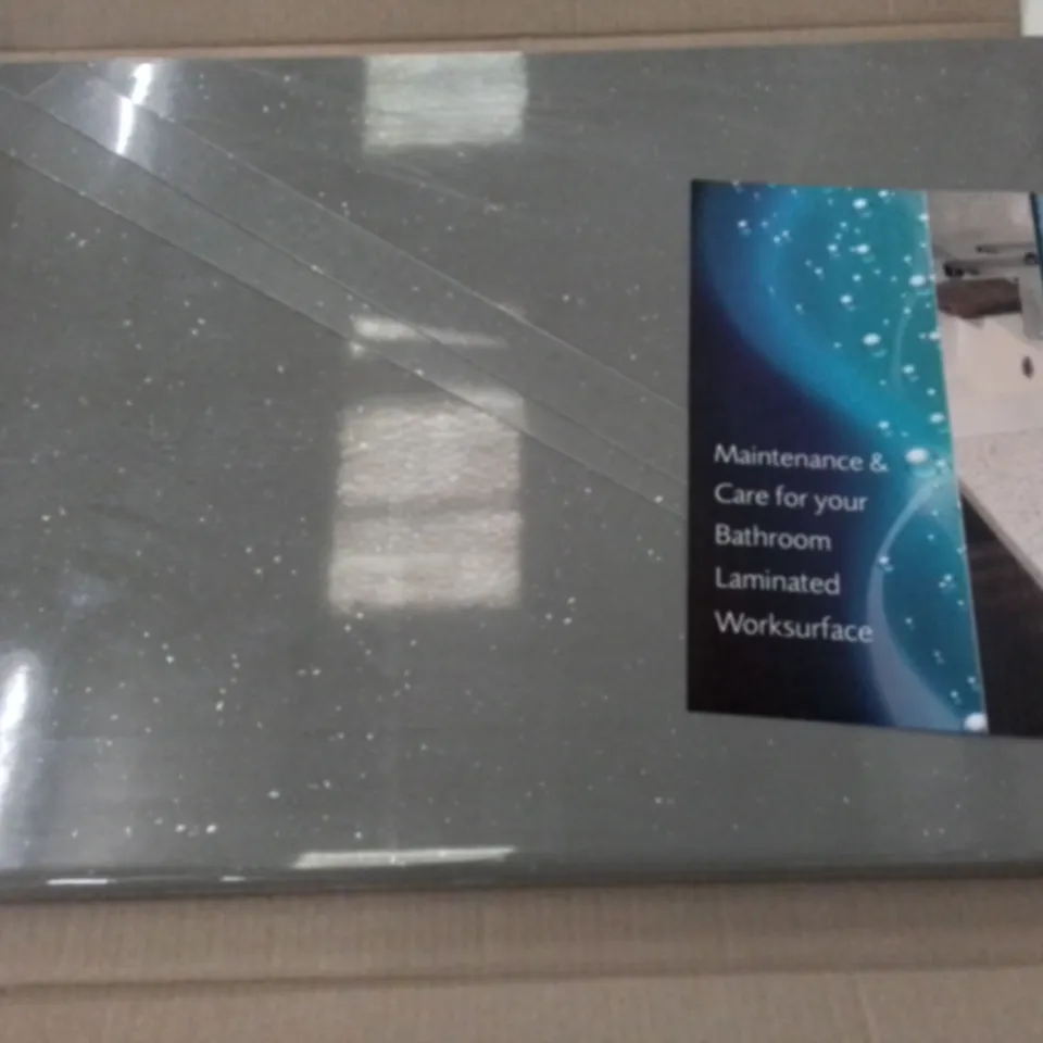 LOT OF 4 BOXED WOODSTOCK POSTFORMED WORKTOPS IN FLINT QUARTZ MATT - 644X460X28MM