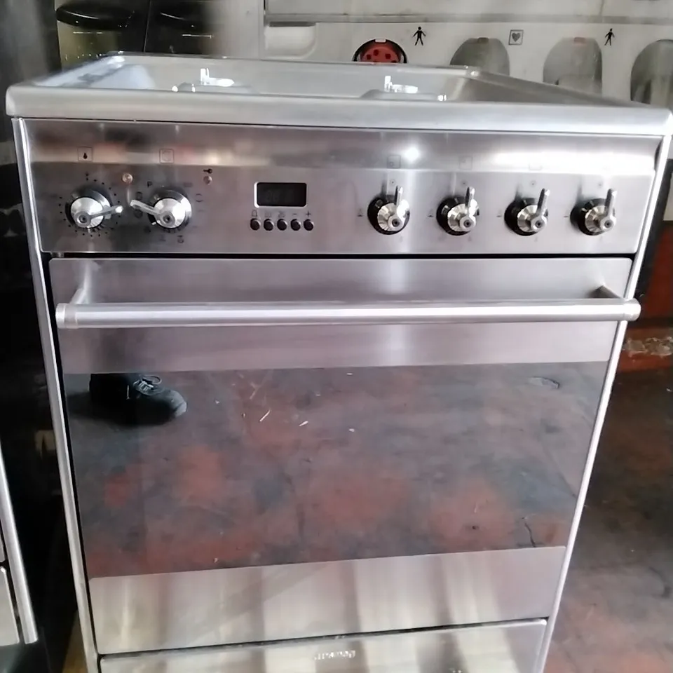 SMEG SUK61PX8 60CM DUAL FUEL COOKER