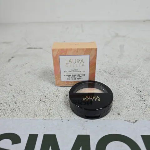 LAURA GELLER BAKED BALANCE-N-BRIGHTEN COLOUR CORRECTING POWDER FOUNDATION - PORELAIN