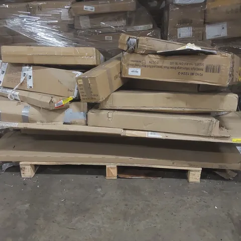 PALLET CONTAINING A LARGE QUANTITY OF ASSORTED FURNITURE PARTS ECT