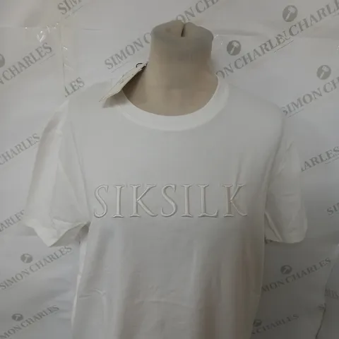 SIKSILK MUSCLE FIT T-SHIRT SIZE L