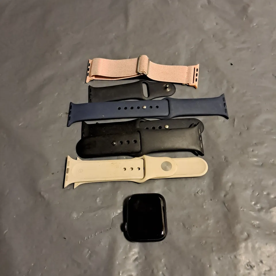APPLE WATCH SERIES 5 WITH 5 ASSORTED STRAPS