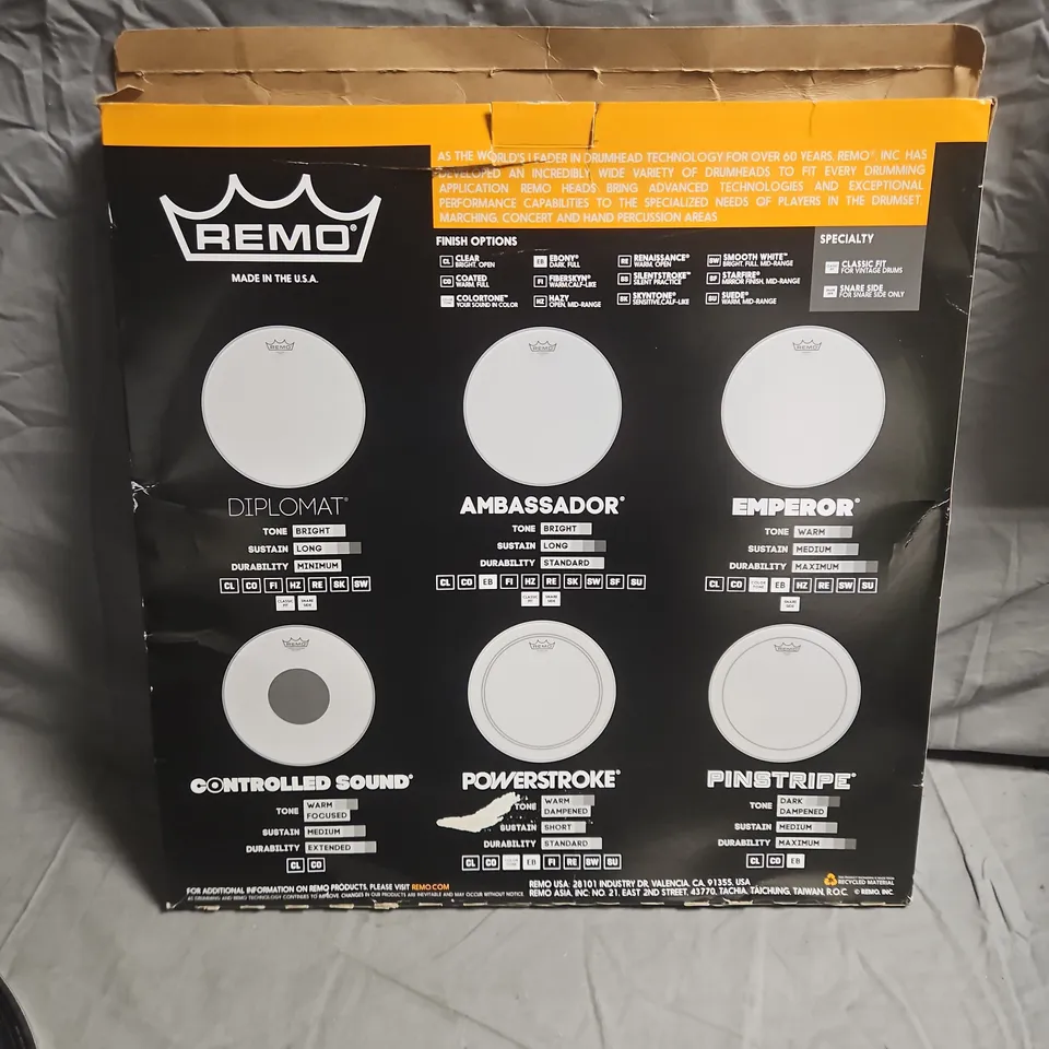 Remo Drumhead 6-Pack 