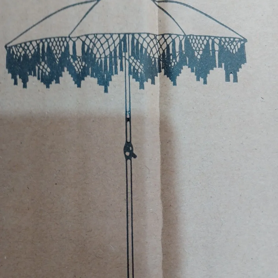 INNOVATORS BALI PARASOL - IVORY - COLLECTION ONLY