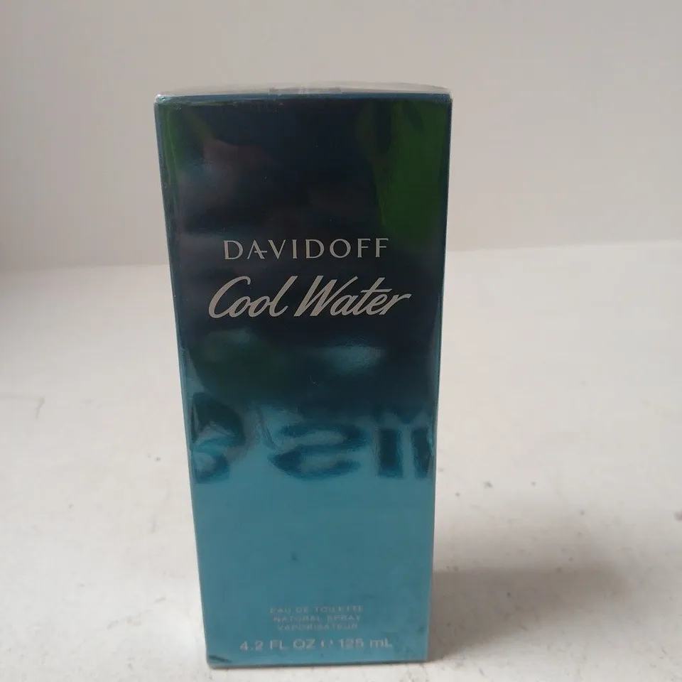 BOXED DAVIDOFF "COOL WATER" EAU DE TOILETTE SPRAY 125ML