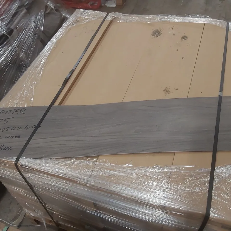 PALLET CONTAINING APPROXIMATELY 44x BOXES OF BRAND NEW LUXURY VINYL TILE JUPITER 250 X 1050×4.5MM 55 WEAR LAYER BOX 3.15 M²