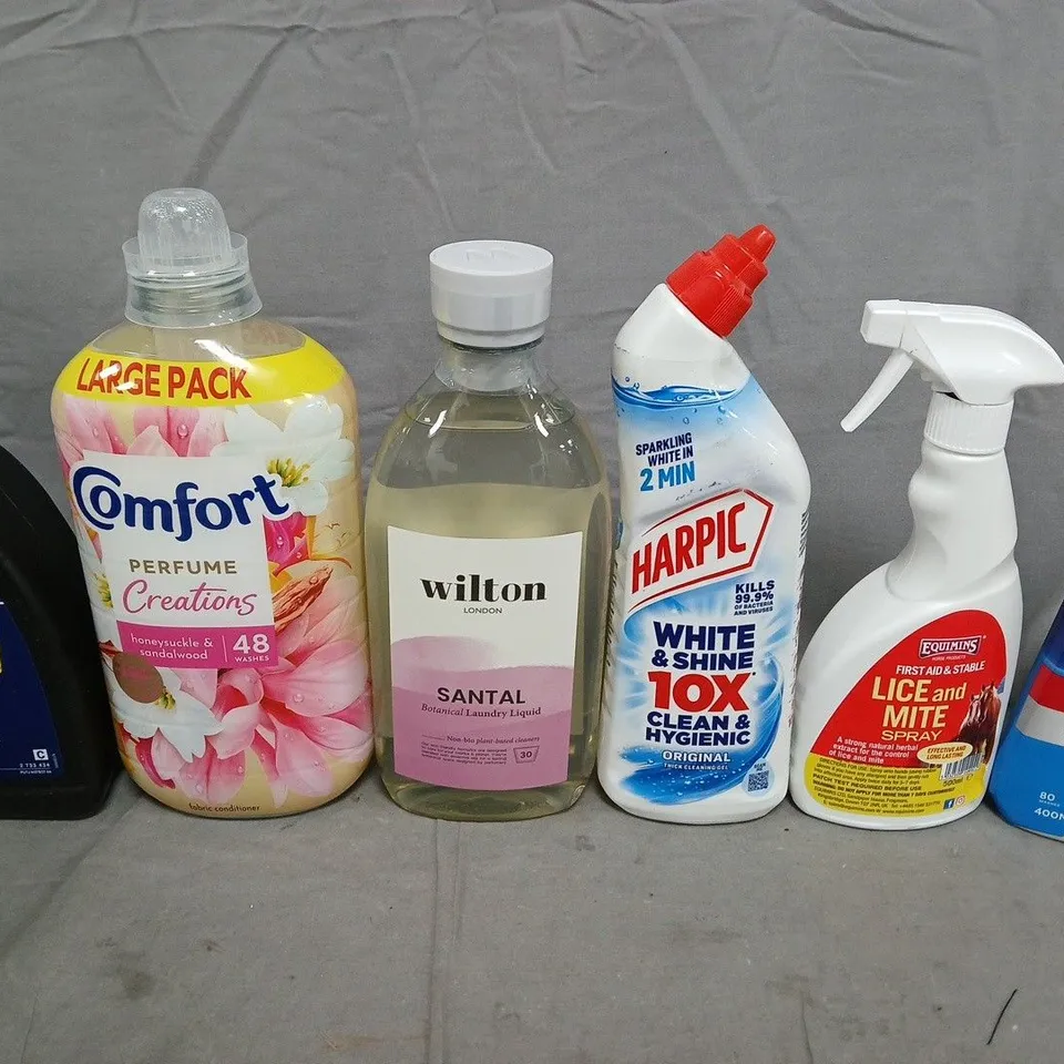 APPROXIMATELY10 ASSORTED HOUSEHOLD ITEMS TO INCLUDE COMFORT, FINISH AND WILTON