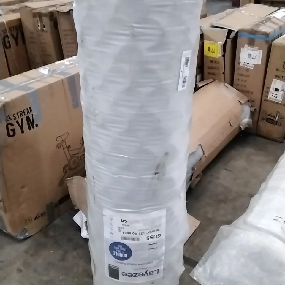 QUALITY BAGGED SILENTNIGHT LAYEZEE 600 POCKET QUILTED DOUBLE 4'6" MATTRESS