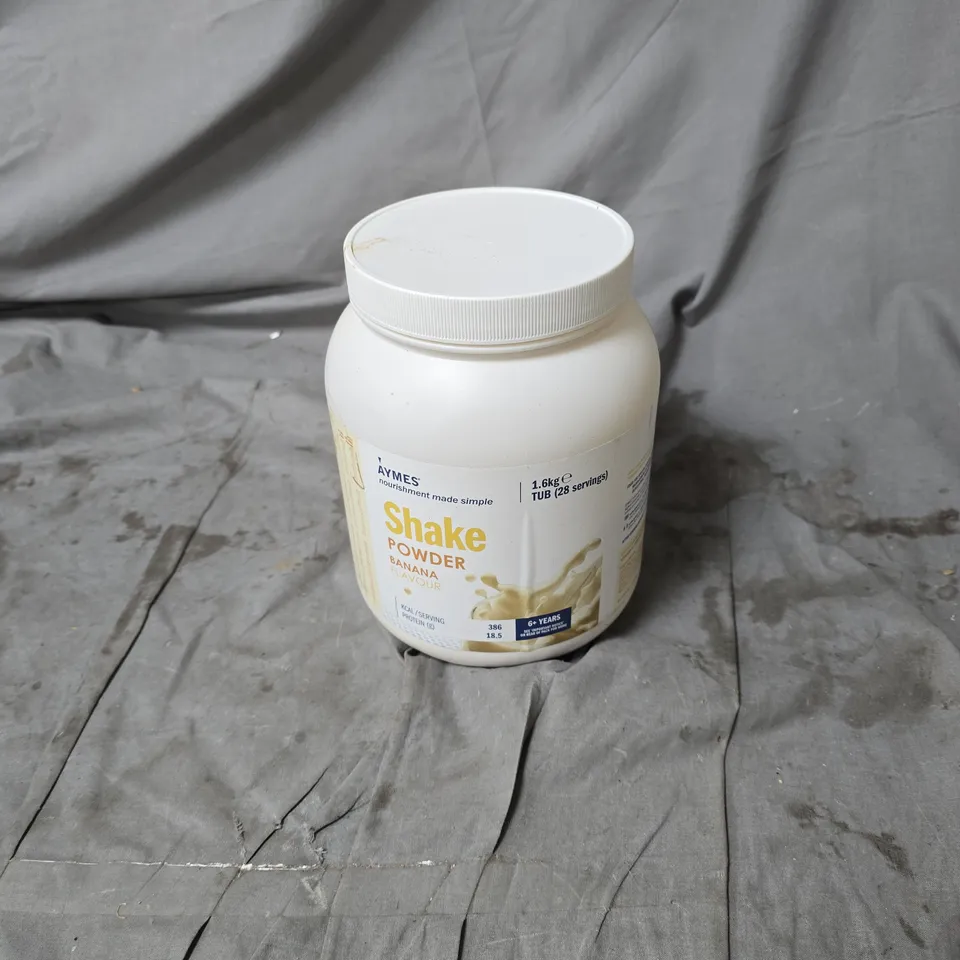 AYMES SHAKE POWDER BANANA FLAVOUR 1.6KG