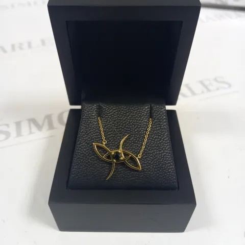 BOXED GOLD EFFECT NECKLACE