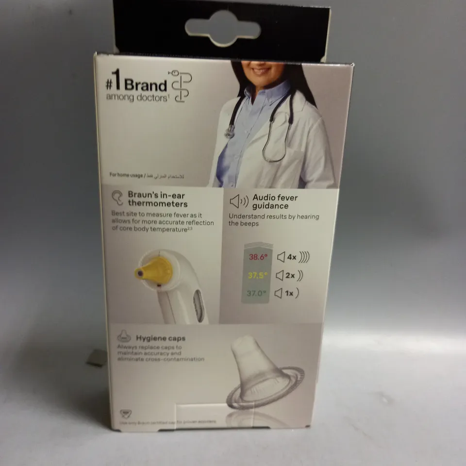 BOXED BRAUN THERMOSCAN 3 EAR THERMOMETER