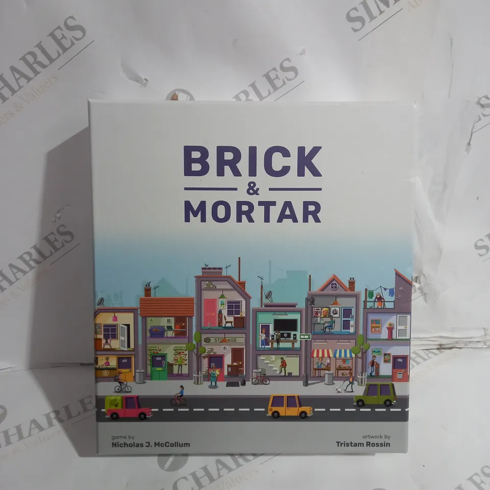 BOXED BRINK & MORTAR BOARD GAME 