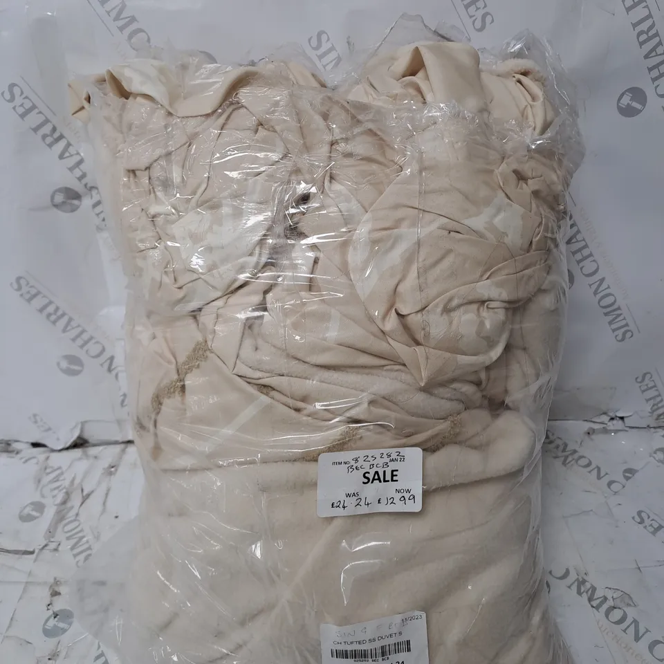 CHAMPAGNE KING SIZE DUVET SET SUPERSOFT COZZEE HOME 