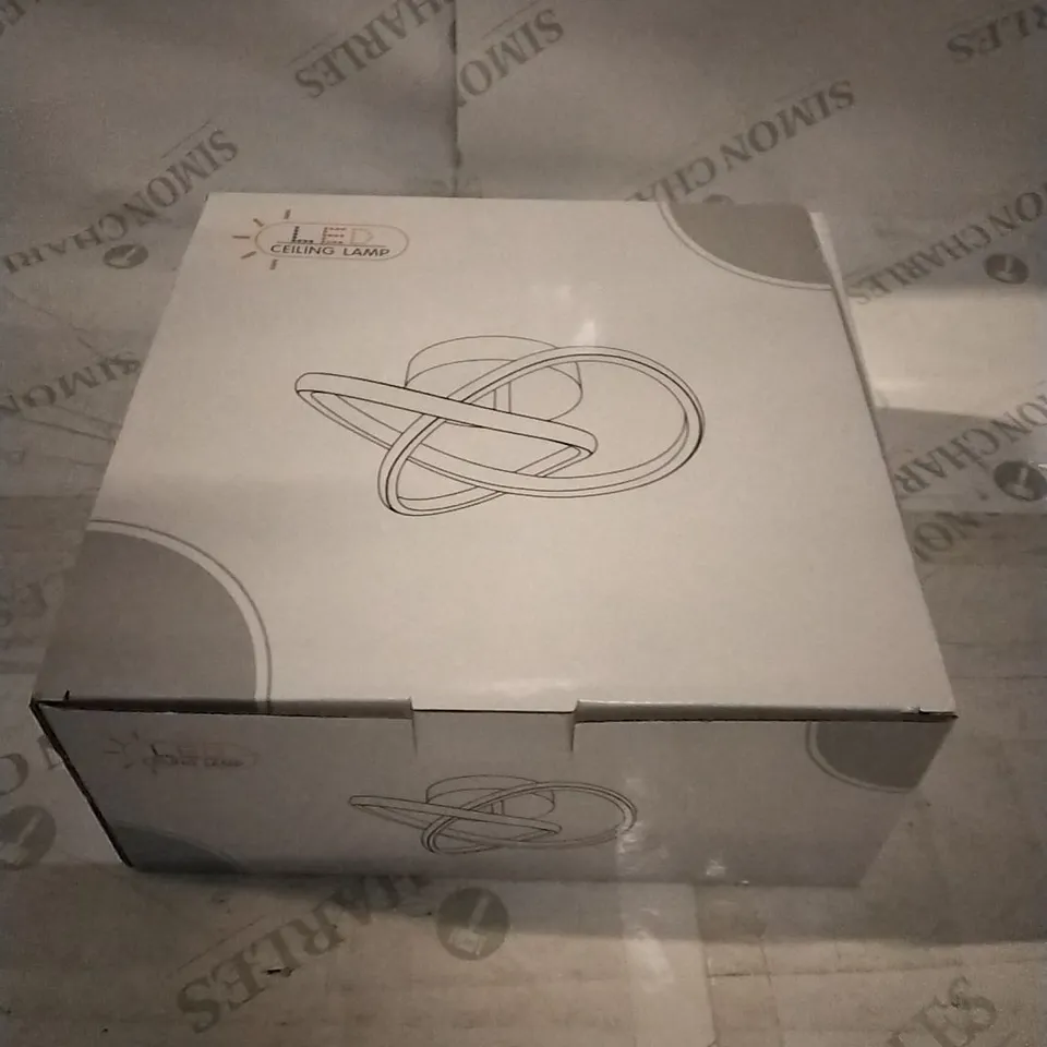 Boxed modern led ceiling light 20w modern spiral design led lamp