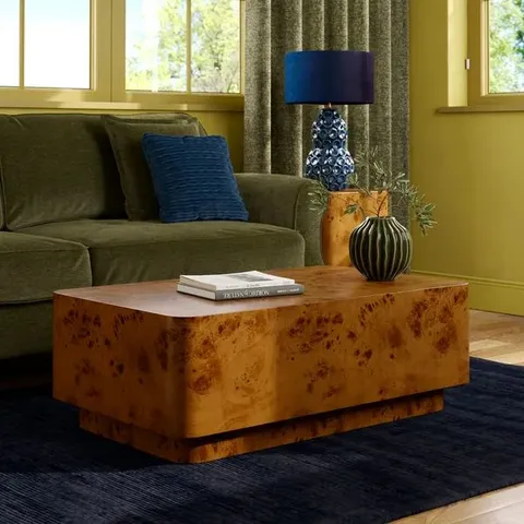 BOXED SEANA COFFEE TABLE - DARK WOOD (1 BOX)