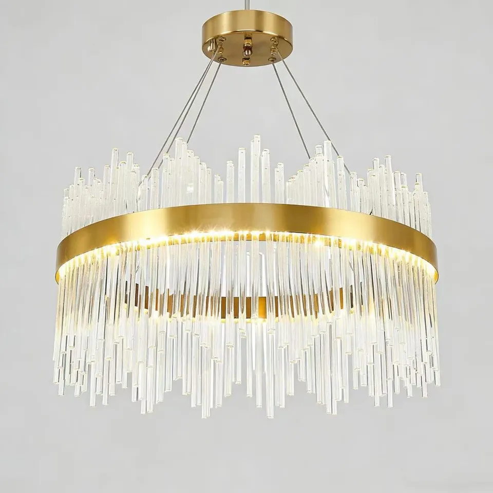 BOXED CHANDELIER LED CHANDELIER - BRUSHED BRONZE (1 BOX)