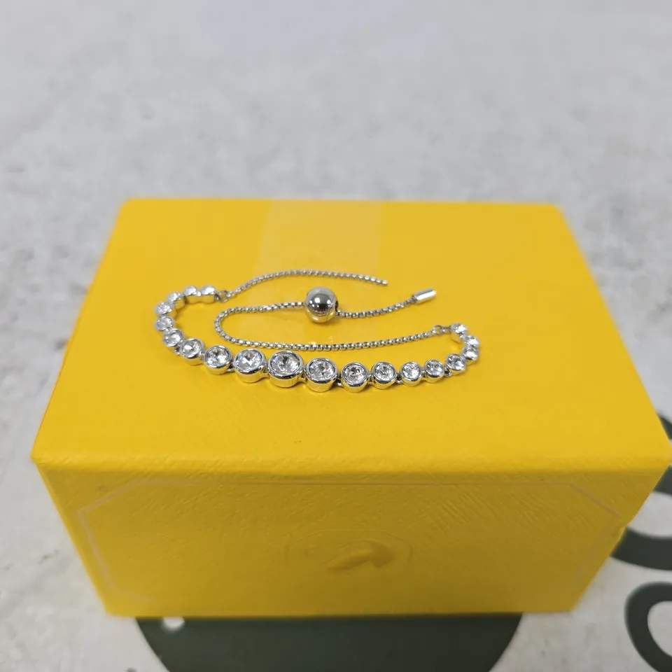 SWAROVSKI IMBER BRACELET - SILVER