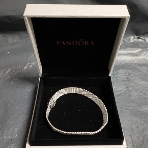 PANDORA SILVER MESH BRACELET – BOXED 