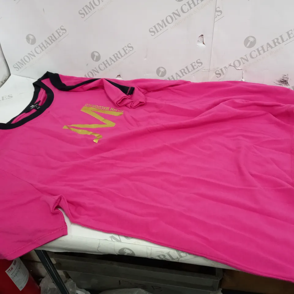 PINK JULIEN MACDONALD SWEATSHIRT - M