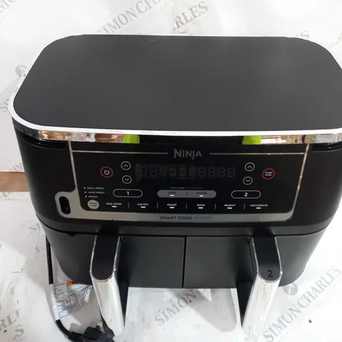 BOXED NINJA FOODI MAX 9.5L DUAL ZONE AIRFRYER AF451UK