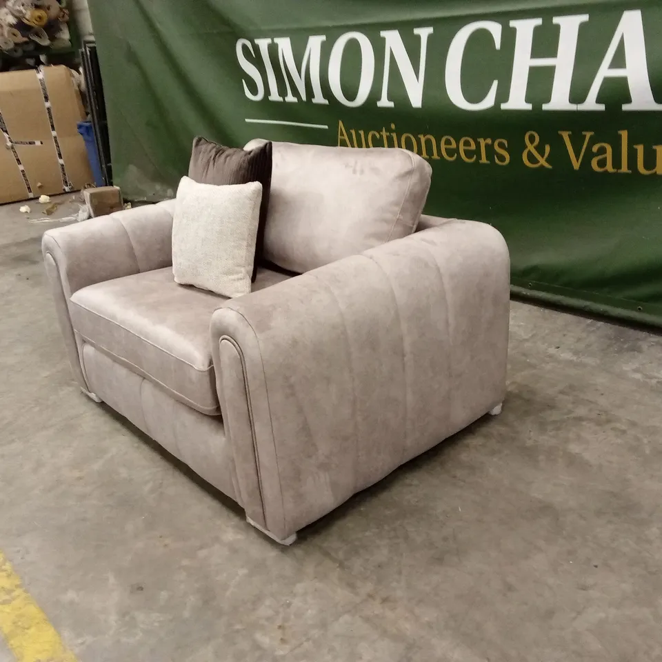 AMARA SNUGGLE CHAIR - STONE RRP £949