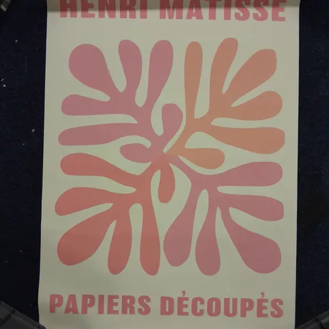 HENRI MATISSE PAPIERS DECOUPES ABSTRACT POSTER