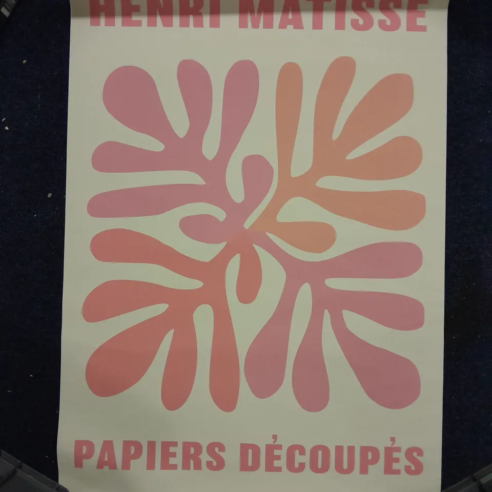 HENRI MATISSE PAPIERS DECOUPES ABSTRACT POSTER 