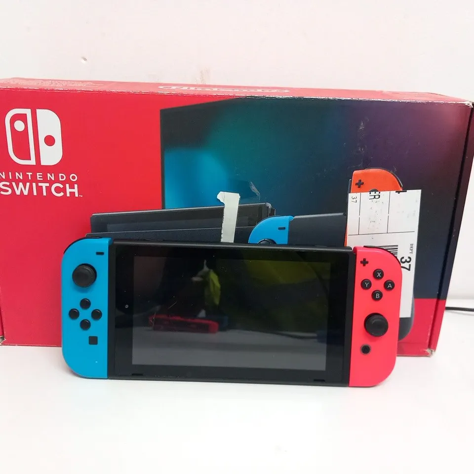 BOXED NINTENDO SWITCH HANDHELD GAMES CONSOLE
