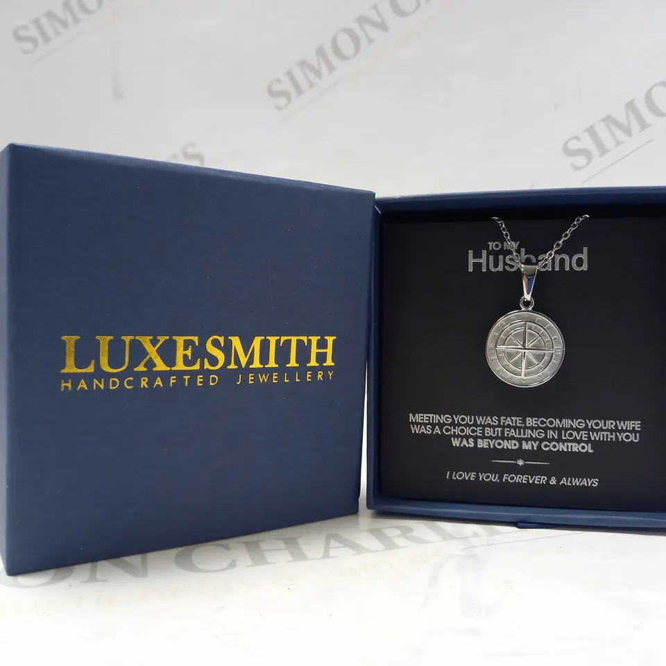 PERSONALISED LUXESMITH COMPASS NECKLACE