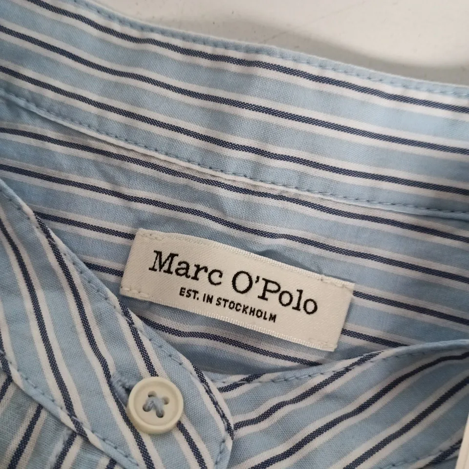 MARC O'POLO LONG STRIPES SHIRT IN BLUE LIGHT - XL
