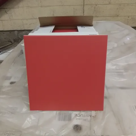 PALLET TO CONTAIN APPROX. 96 X PACKS OF JOHNSON BRAND NEW ASTUCE COLLECTION MAISON TILES IN MAT ROUG ROUGE - 25 TILES PER PACK // TILE SIZE: 197 X 197 X 6.5mm