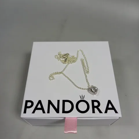 PANDORA ELEVATED HEART NECKLACE