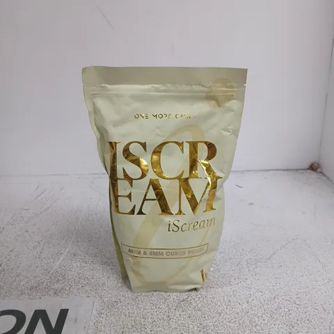 ISCREAM β ONE MORE CAST POUCH (BEIGE & GOLD PACKAGING) 6MM & 8MM CURED PELLET 1KG