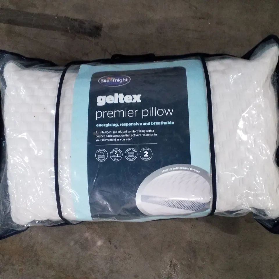 BAGGED SILENTNIGHT GELTEX PREMIER PILLOW 