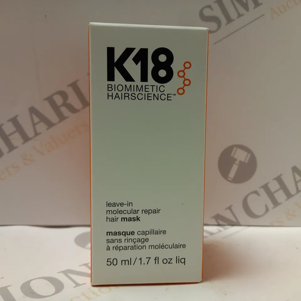 K18 LEAVE-IN MOLECULAR REPAIR HAIR MASK 50ML