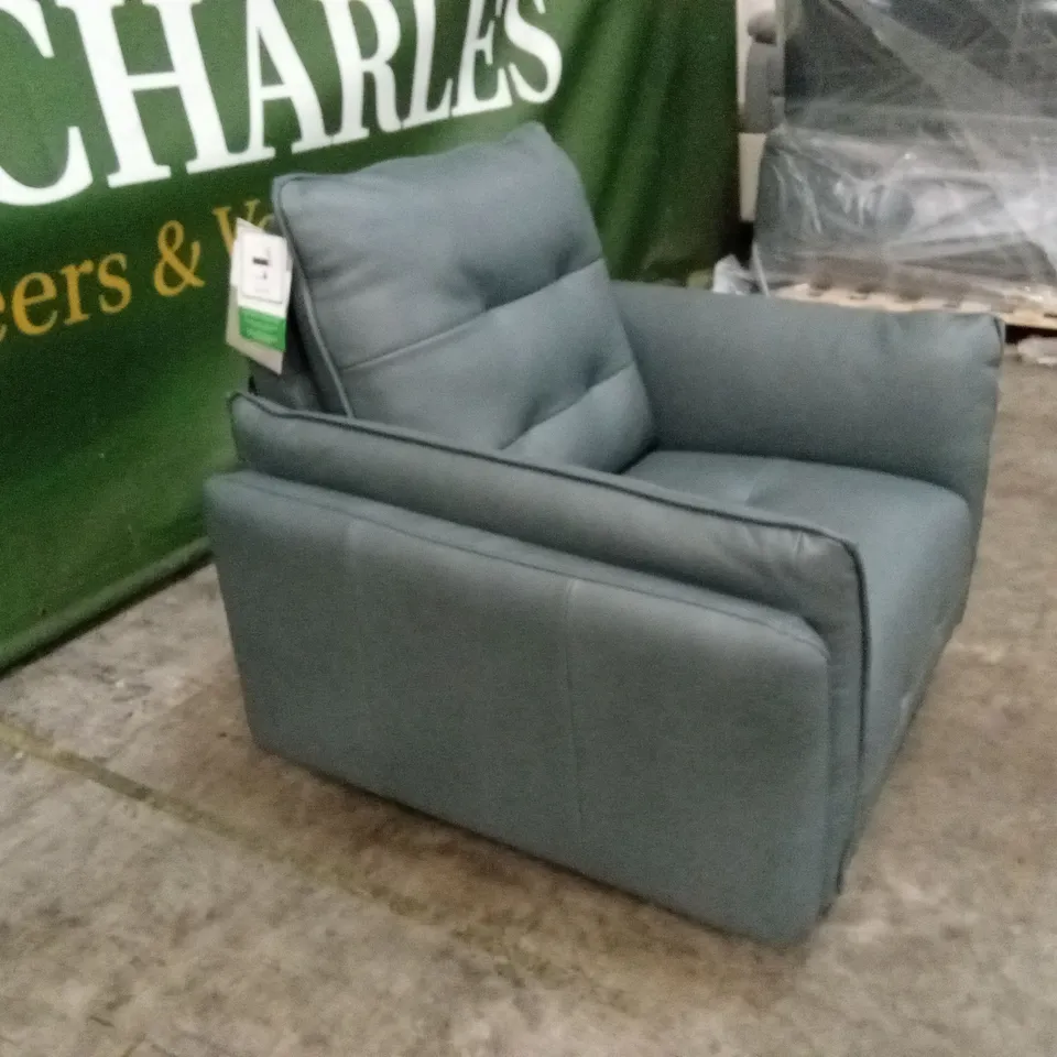 QUALITY DESIGNER ITALIAN MADE BOLZANO ELECTRIC RECLINER LEATHER ARMCHAIR