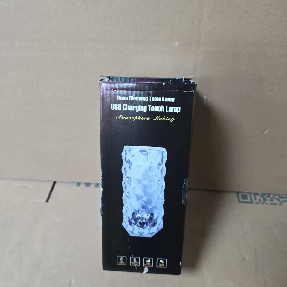 ROSE DIAMOND TABLE LAMP USB CHARGING TOUCH LAMP – ATMOSPHERE MAKING