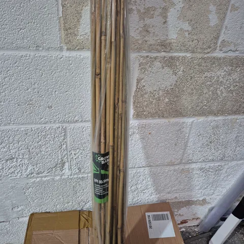 GROW BITZ BAMBOO CANES 3 FT (0.9 M) GARDEN STAKES