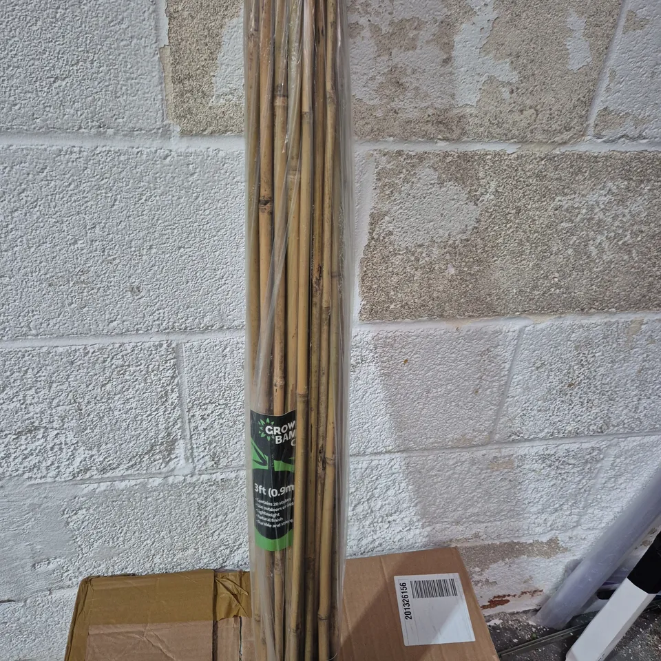GROW BITZ BAMBOO CANES 3 FT (0.9 M) GARDEN STAKES
