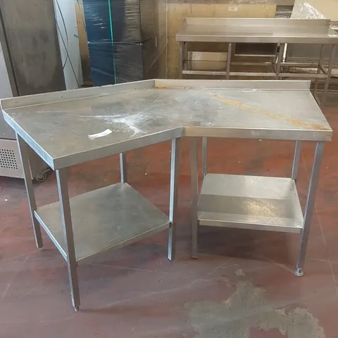 COMMERCIAL STAINLESS STEEL KITCHEN PREP TABLE PIECE