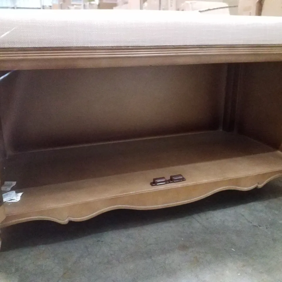 BOXED ROSALIE OAK BENCH 90×40×49.5CM