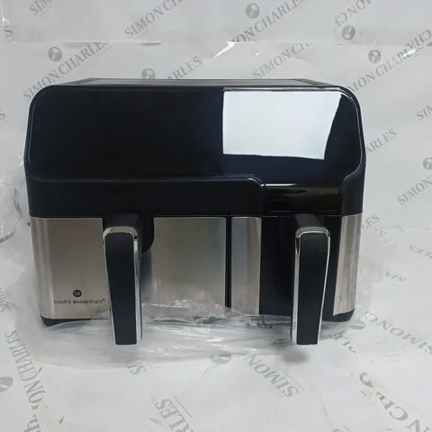 BOXED COOK'S ESSENTIALS 7.7L DUAL AIR FRYER 