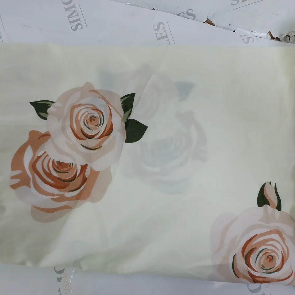 DUVET COVER SET CREAM FLORAL 200x200